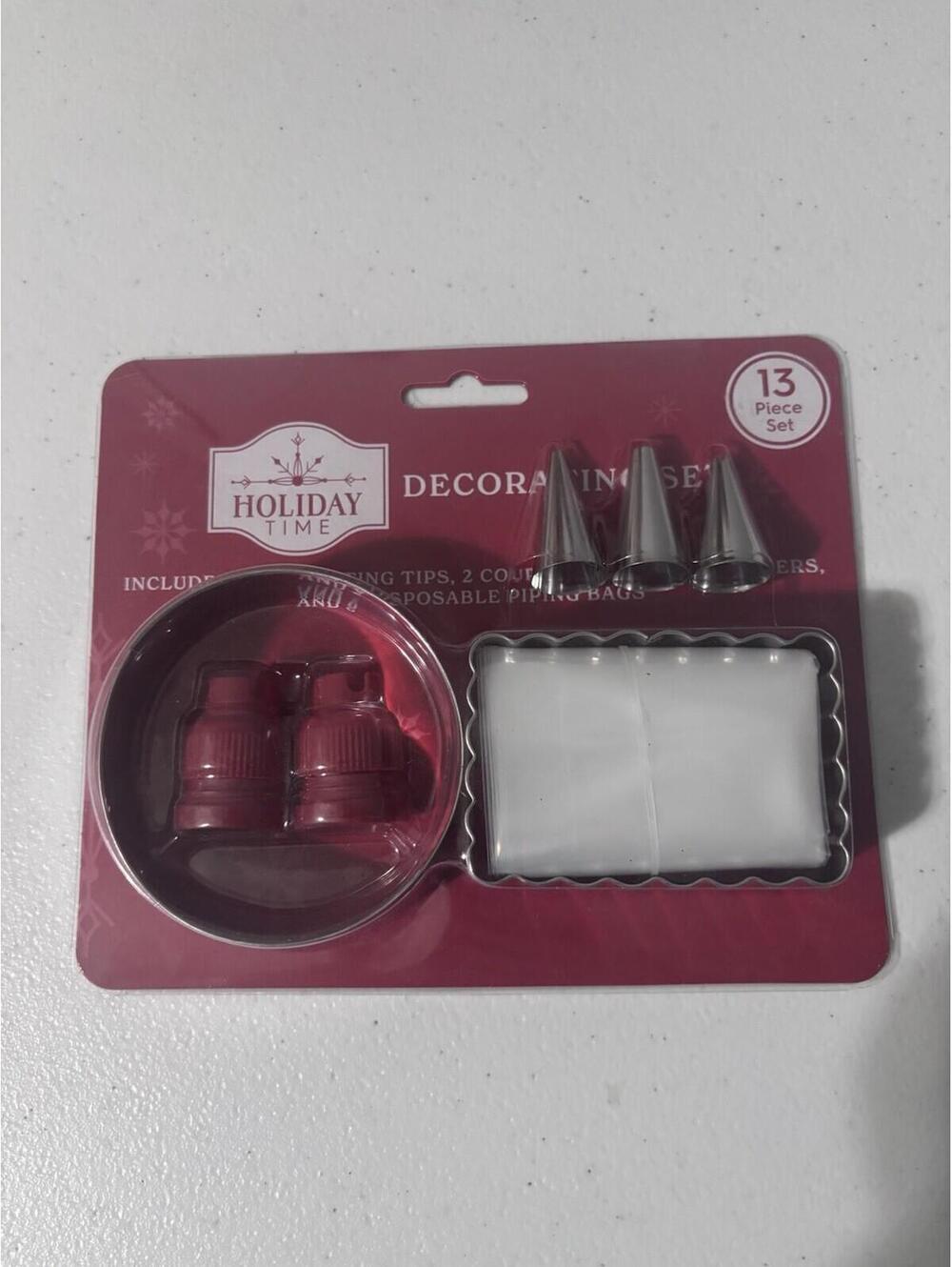 Holiday Time 13 Piece Cooke Decorating Kit New In Package